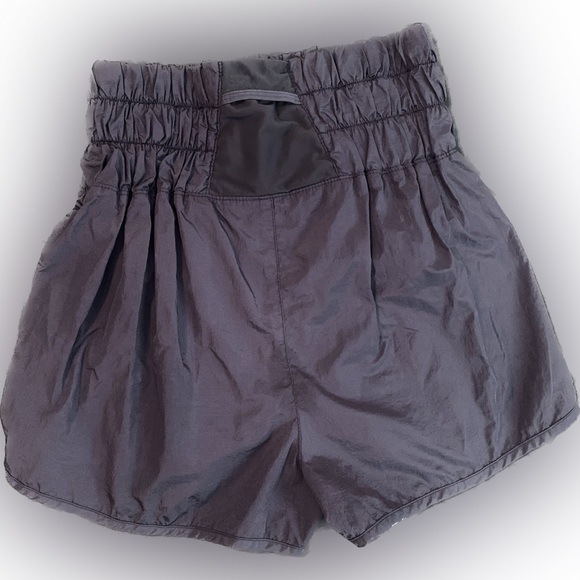 Free People FP Movement Shorts High Triple Elastic Waist Women’s M Medium Purple - Picture 4 of 8